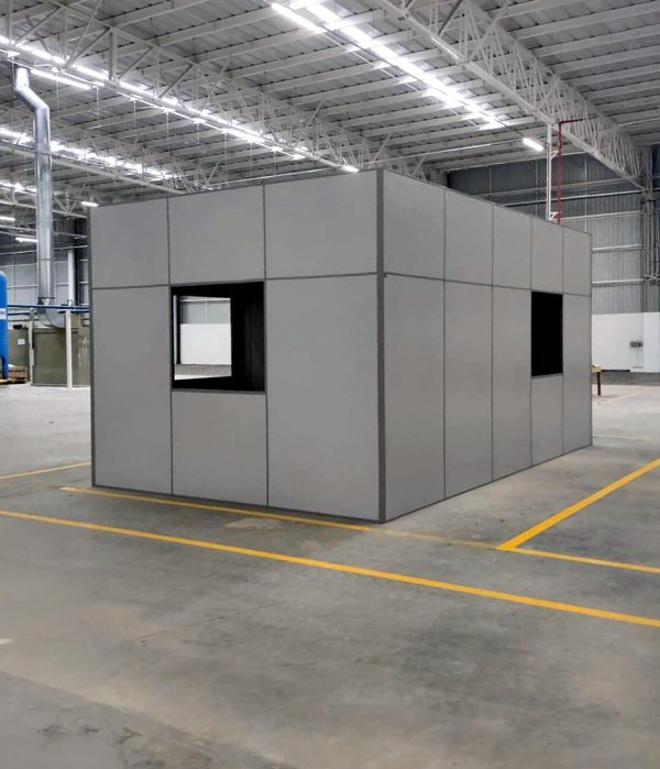 Divisória Eucatex Cristal com Cinza